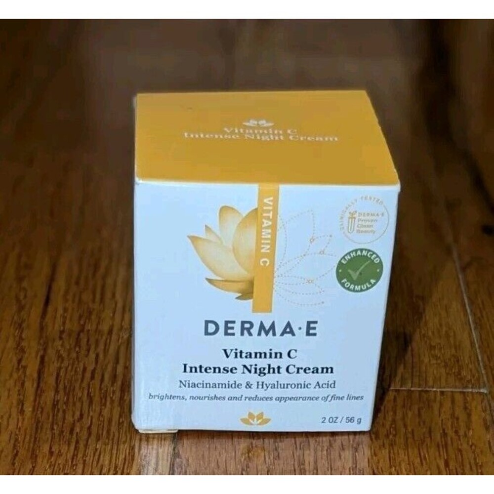 Derma-E Vitamin C Intense Night Cream Probiotics‎ & Roobios 2oz  NEW